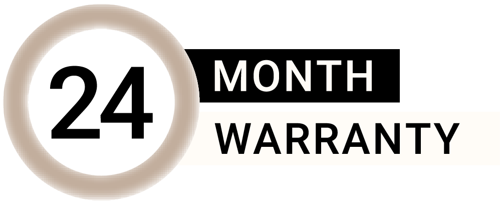 24 Month Warranty